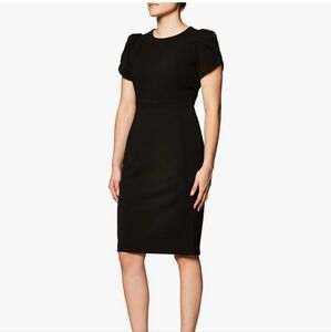 Calvin Klein tulip sleeve mini sheath dress